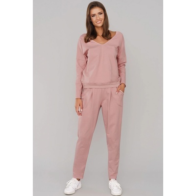 Italian Fashion tepláková souprava Karina starorůžová – Zboží Mobilmania