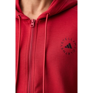 Adidas суичър с цип и качулка дамски с памук (KR6288)