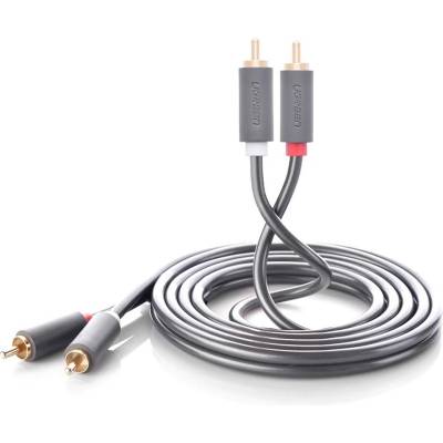 UGREEN Качествен 2xRCA към 2xRCA (чинча) аудио кабел - Ugreen AV104 Extension Cable 2xRCA (Cinch) to 2xRCA (Cinch) (300 см) (AV104 (10519))