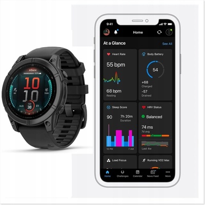 Garmin Fenix E 47mm Stainless Steel Slate Gray/Black 010-03025-01
