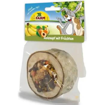 JR FARM Дървена купа с плодове 120гр (06791)