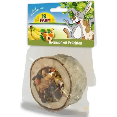 JR FARM Дървена купа с плодове 120гр (06791)