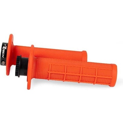 Gripy lock-on R20 Half Waffle, RTECH (neon oranžové, 1 pár)