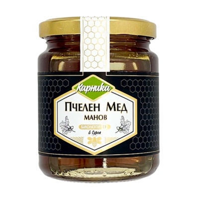 Карника Био пчелен мед Манов 310г