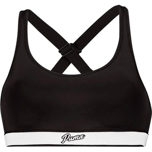 PUMA Sporty Padded bikini top - Black (Black)