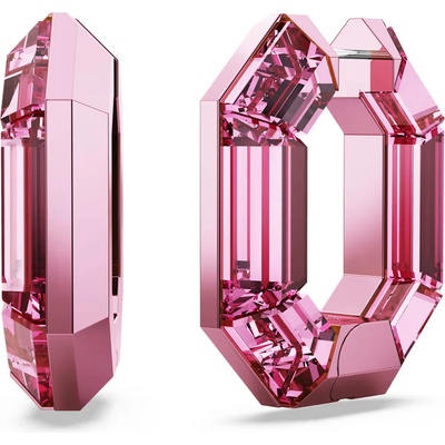 Swarovski Ružové osemhranné náušnice Lucent 5680783