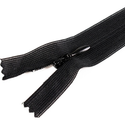 Takoy Špirálový zips skrytý čierny - 50cm