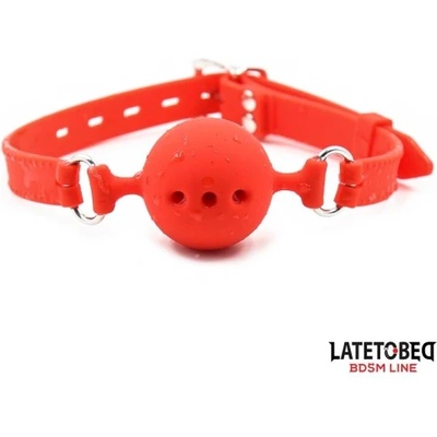 Fetish Addict Топка за уста с отвори Ball Gag S червена