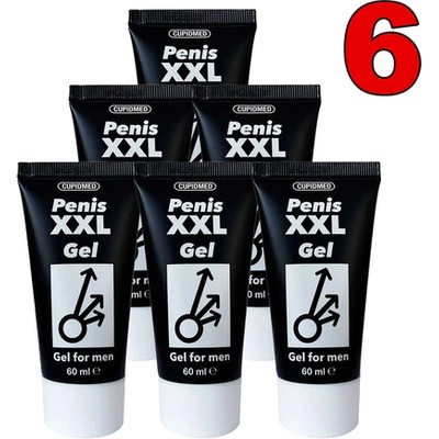 6 x Гел за уголемяване на пениса Penis XXL Gel