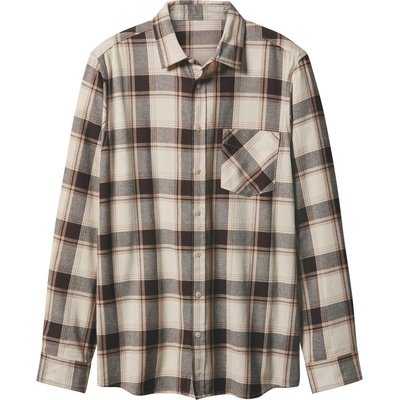 esmara Men pánská flanelová košile kostka/hnědá/béžová