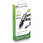 Cellularline Adaptive 12/24V micro USB Зарядно за Кола
