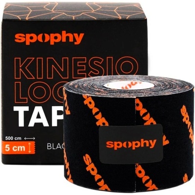Spophy Kinesiology Tape Black 5 cm x 5 m