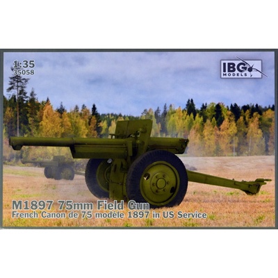 IBG Models M1897 75mm Field Gun in US Service 1:35