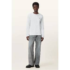 AllSaints Памучна блуза с дълги ръкави BRACE (M033JB)