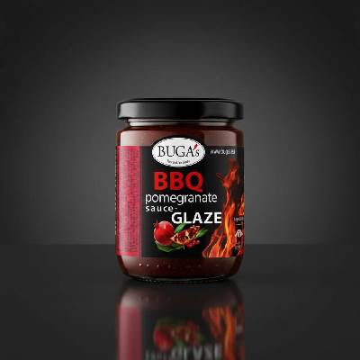 Buga´s Bugas BBQ omáčka GLAZE s granátovým jablkem sklo 190g/145ml