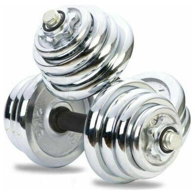 SEDCO Nakládací činka chrom set 2 x 15 kg