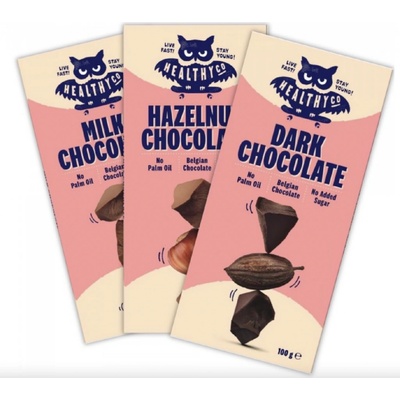 HealthyCo Chocolate oříšková 100 g