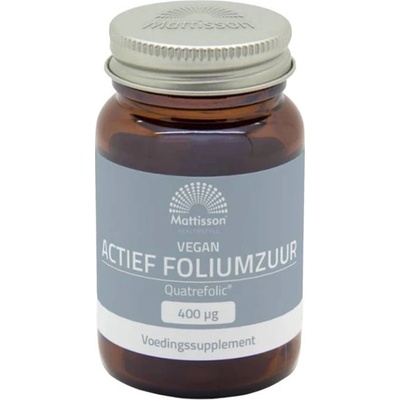 Mattisson Healthstyle Vegan Folic Acid Qutrefolic, 400 g, 60 капсули, Mattisson Healthstyle (MT2399)