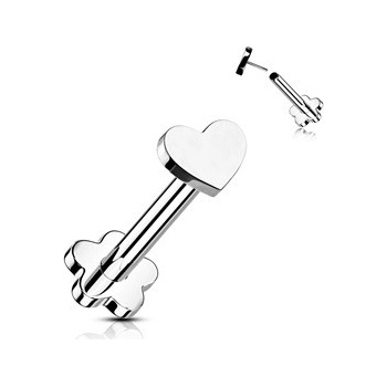 Šperky4U Push In piercing do brady ucha titan TIT1172-1208