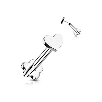 Šperky4U Push In piercing do brady ucha titan TIT1172-1208