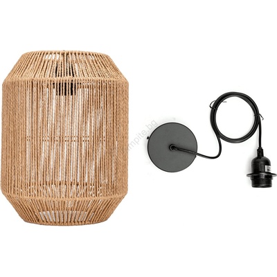 Aigostar - Пендел 1xE27/60W/230V бежов (AI1752)