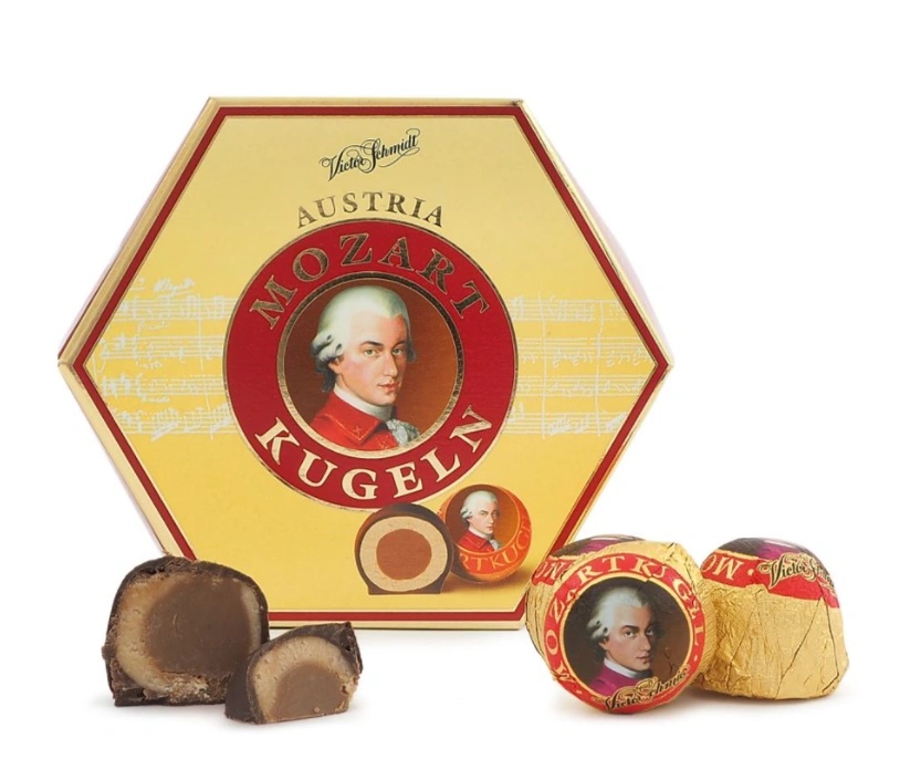 Manner Австрия Mozart Balls Кутия от 17 части