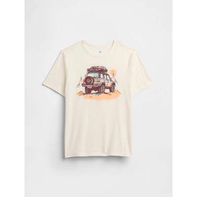 GAP Бебешка тениска с щампа Gap GAP | Bezhov | Момчешки | XS