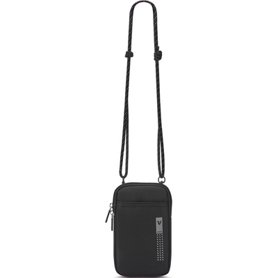 Roncato taštička na mobil cez rameno LITE SOFT čierna 18x11x1 5 cm