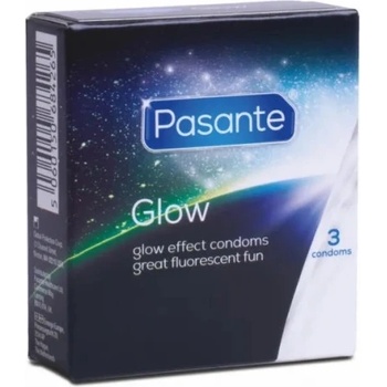 Pasante 3 бр. Светещи презервативи Pasante Glow In The Dark