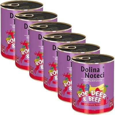 Dolina Noteci Superfood srnčie a hovädzie 6 x 400 g