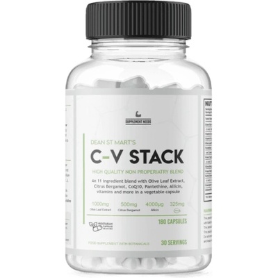 Supplement Needs C-V Stack | Heart & Cholesterol Support [180 капсули]