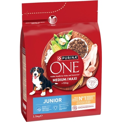 Purina ONE junior velká a střední kuřecí 2,5 kg