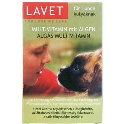 Lavet S riasami multivitamín pre psov 50 tbl.