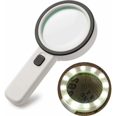 Digiphot HL-30 lupa na čtení s LED osvětlením 3x/6x – Hledejceny.cz