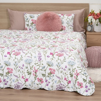 4Home Přehoz na postel Spring meadow, 220 x 240 cm + 2x 40 x 40 cm