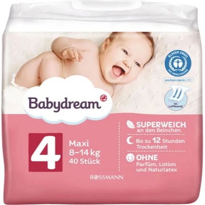 BABYDREAM Maxi 4 8-14 kg 40 ks