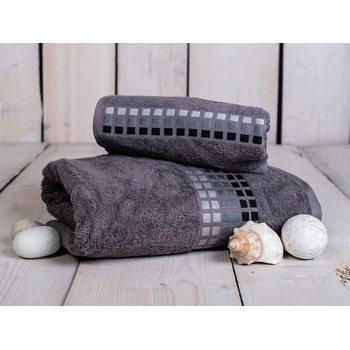 Bellatex froté osuška Darwin 70 x 140 cm tmavě šedá