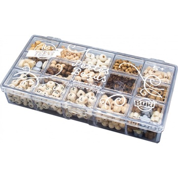 Buki France Творчески комплект Buki France - Кутия с дървени мъниста (BKPE014)