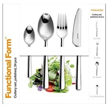 Fiskars Functional Form Súprava príborov 24 ks lesklé 1071623