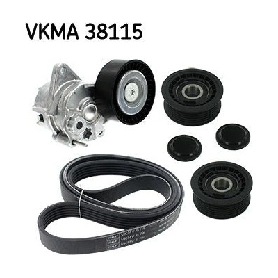 Ozubený klinový remeň - Sada SKF VKMA 38115
