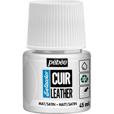 Pebeo Setacolor matt satin farba na kožu 45 ml čistá biela