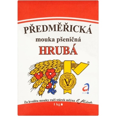 Předměřická mouka pšeničná mouka hrubá 1 kg