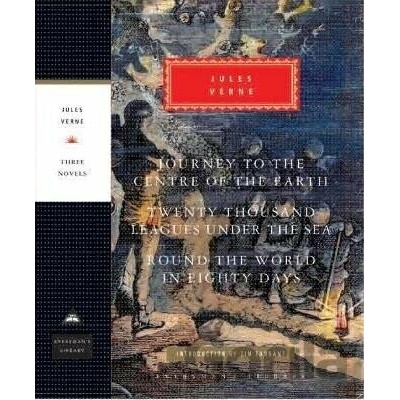Journey to the Centre of the Earth, 20,000 Leagues Under the Sea, Round the World in Eighty Days Verne JulesPevná vazba