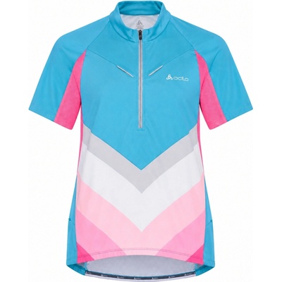 Odlo Womens Cycling Team Jersey Stand-Up Collar