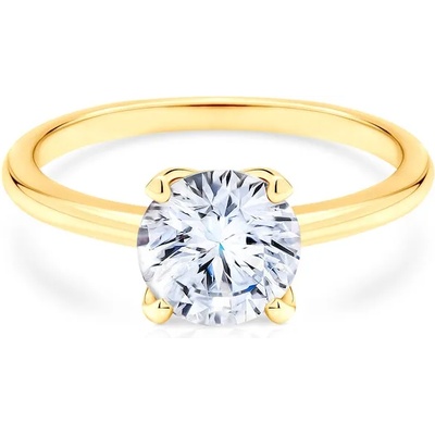 SAVICKI Годежен пръстен Savicki: злато, бял сапфир