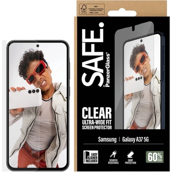 Safe Стъклен протектор SAFE - Clear UWF, Galaxy A37 5G (5715685034039)