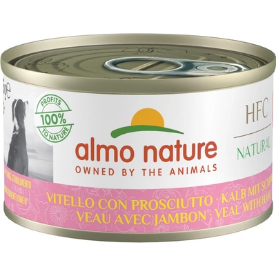 Almo Nature Adult HFC Teľacie so šunkou 6 x 95 g