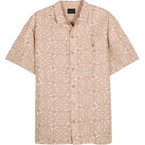 Oxbow Мъжка риза с копчета Oxbow Darts Short Sleeves Shirt - Tan (033-3022-0211)