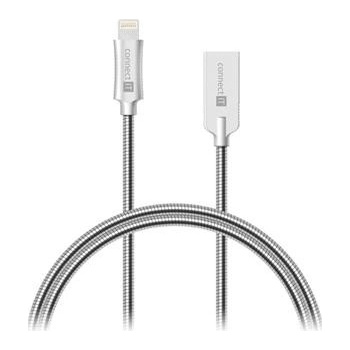 Connect IT CCA-4010-SL Lightning - USB, 1m, stříbrný