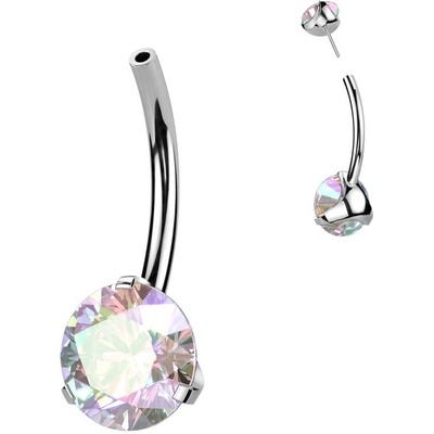 S4U PUSH IN piercingu do pupíku TITAN (duhová) TIT1273-AB